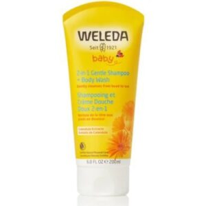 WELEDA shampoing et creme douche doux 2 en 1 au Calendula 200ML