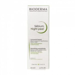 BIODERMA SEBIUM PEEL CONCENTRE LISSANT NUIT PEAUX SENSIBLES A MIXTES