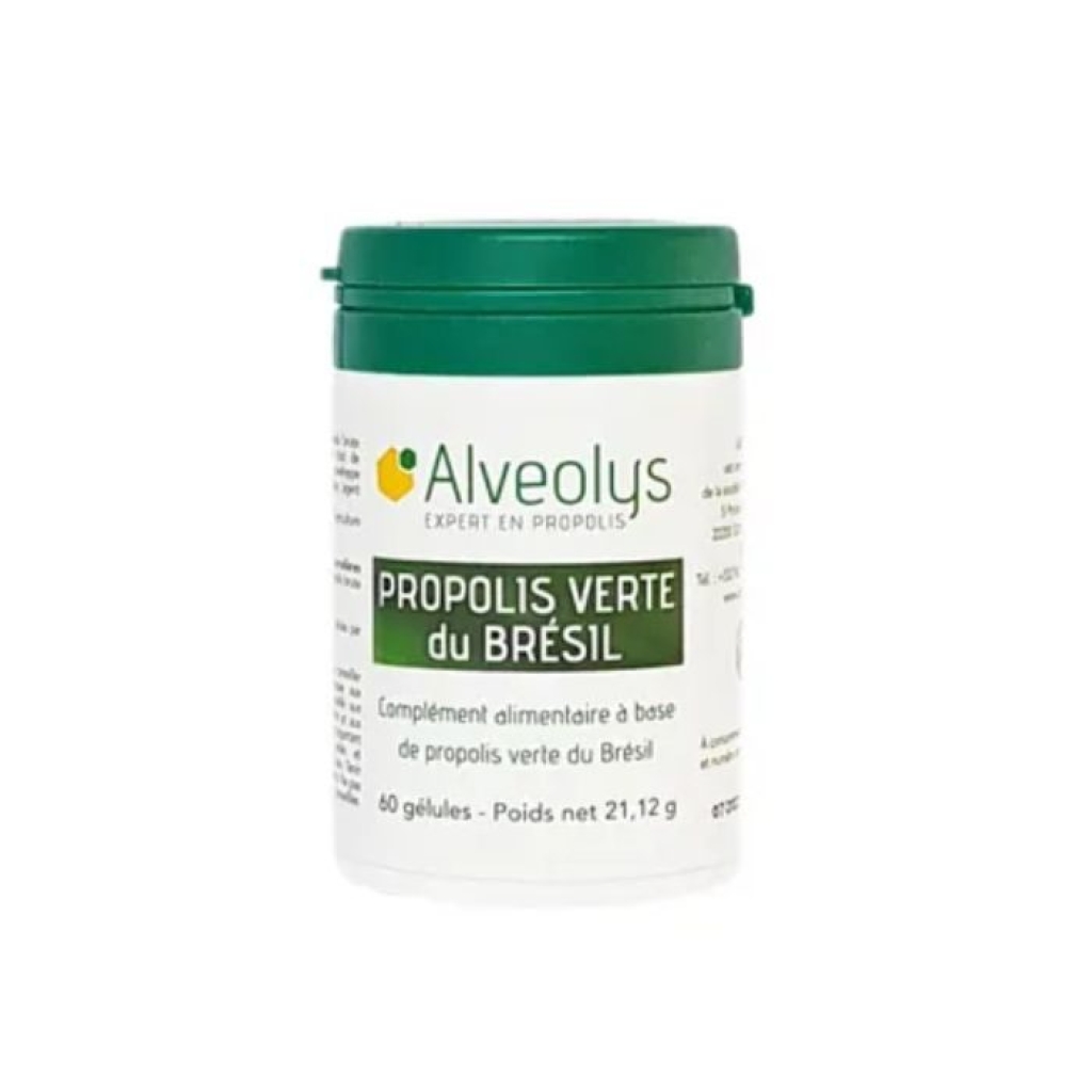 ALVEOLYS PROPOLIS VERTE DU BRESIL 60 GELULES