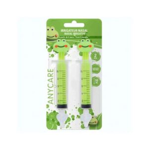 ANYCARE IRRIGATEUR NASAL 2 PIECES GRENOUILLE 10 ML 6 MOIS +