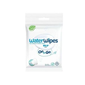 WATERWIPES LINGETTES ON THE GO PACK DE 10