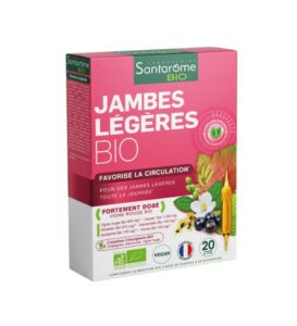 Ampoules Santarome Jambes Légères Bio 20 unités