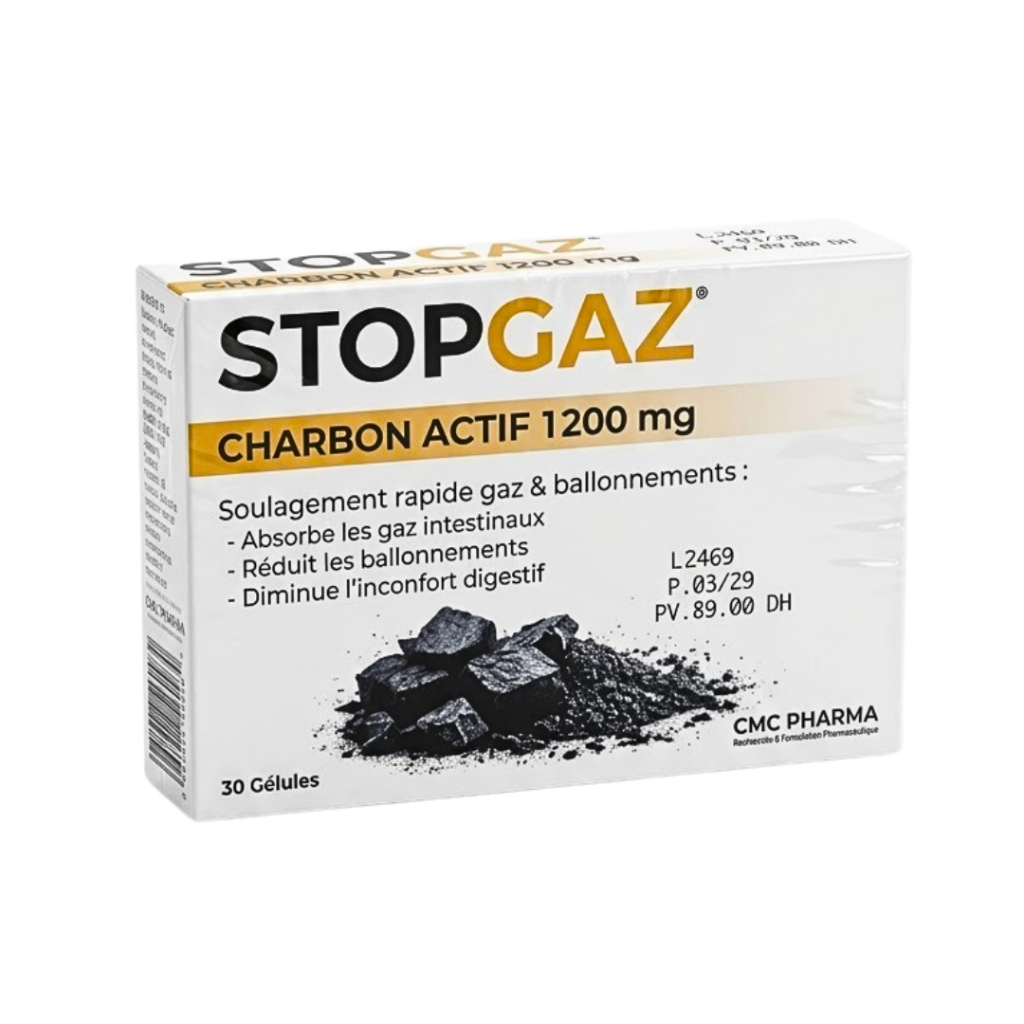 charbon actif stopgaz inconfort intestinal