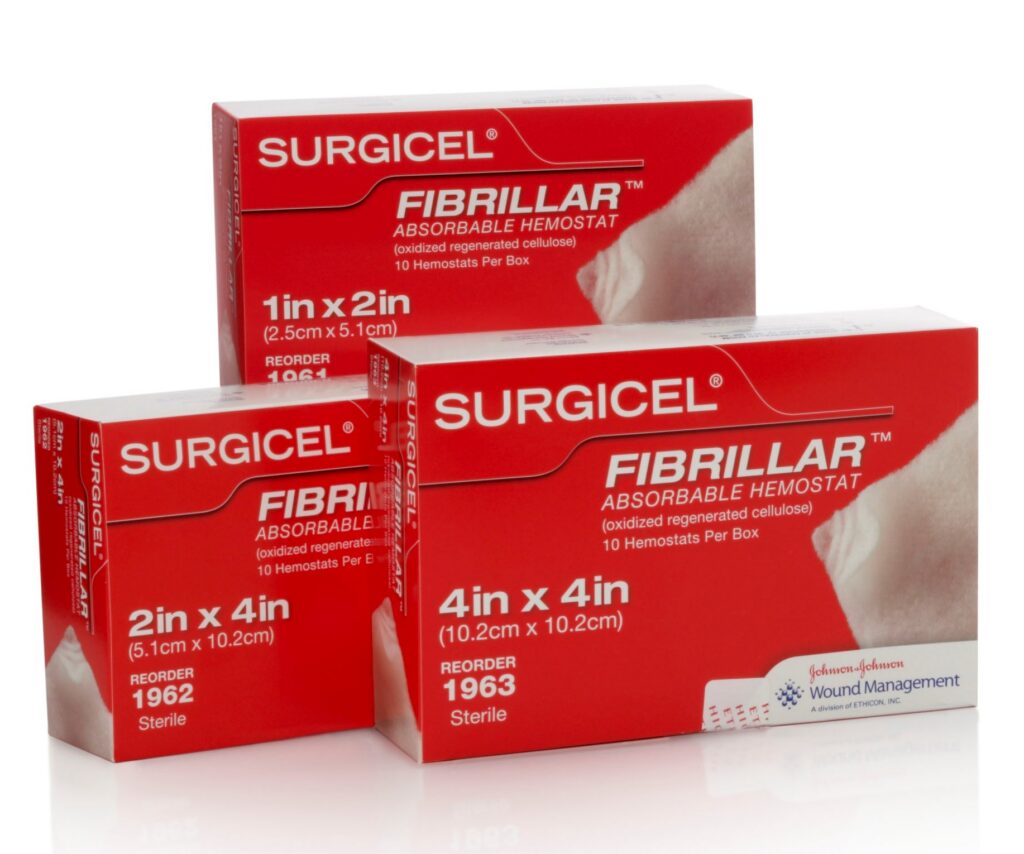 Ethicon - Surgicel Fibrillar - Pansement hémostatique